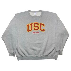 Vintage USC Trojans Russell Athletic college mom sweater 2XL XXL